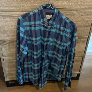 Plaid J Crew S Button up.